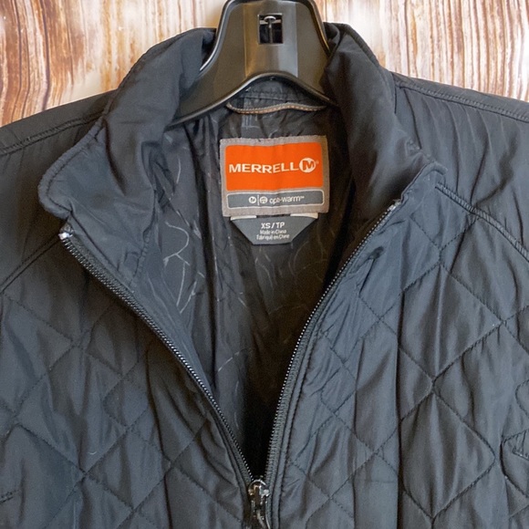 $220 MERRELL | All Season Black Quilted Trail Jacket women’s XS - Picture 2 of 10